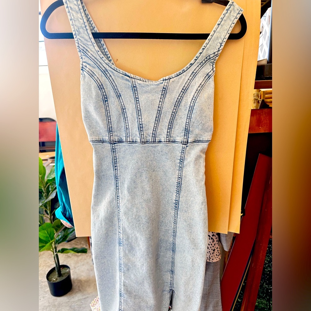 Light Blue Denim Dress